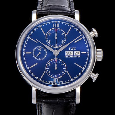 레플리카 [아이더블유씨] 남성용 포르토피노 IW391019 오토매틱 무브먼트 42미리 블루 다이얼 IWC71019  