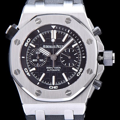 레플리카 [오데마피게] 남성용 로얄오크 오프쇼어 크로노그래프 블랙 다이얼 오토매틱 무브먼트 AUD0450  