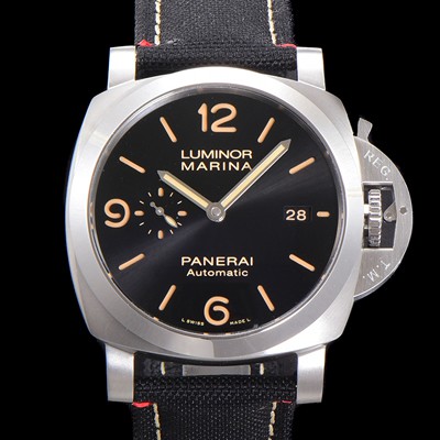 레플리카 [파네라이] 남성용 루미노르 마리나 PAM01025 오토매틱 Cal. P9010 타입 44mm 나토천 블랙다이얼 pan9442  