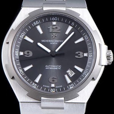 레플리카 [바쉐론콘스탄틴] 남성용 오버시즈 데이트 47040/000M-9500 최신 업그레이드 버전! 그레이 다이얼 오토매틱 무브먼트 VAC0201  