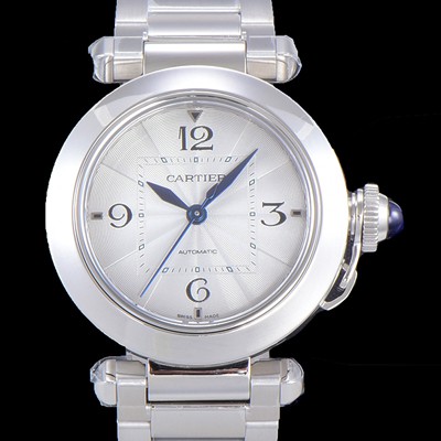 레플리카 [까르띠에] 여성용 파샤 드 오토매틱 1847MC 35미리 메탈 화이트다이얼 CAR11437  