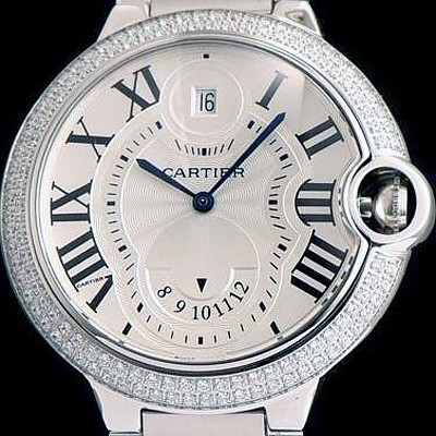 레플리카 [까르디에] 남성용 발롱블루 화이트 다이얼 오토매틱 무브먼트 CAR0039  