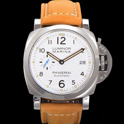 레플리카 [파네라이] 남성용 루미노르 마리나 1950 3데이스 PAM01499 44mm 오토매틱 Cal.P.9010 타입 가죽줄 화이트 다이얼 pan5198  