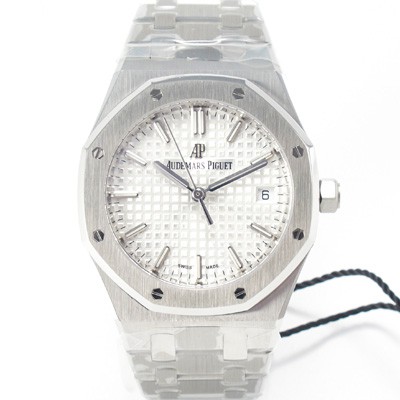 레플리카 [오데마피게] 여성용 로얄오크 77350ST.OO.1261ST.01 34mm 오토매틱 Cal.5800무브먼트 실버 와플 다이얼 aud6573  