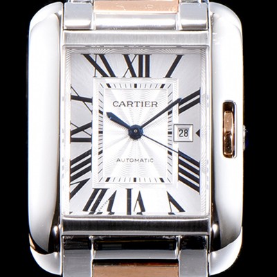 레플리카 [까르띠에] 남성용 탱크 W5310007 화이트 다이얼 쿼츠 므브먼트 CAR0531  