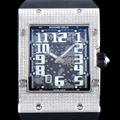 레플리카 [리차드밀레] 남성용 최신버전 리차드밀 RM016 다이아몬드 엑스트라 플랫!! 수공 맞물림 형식의 쥬얼세팅 스켈레톤 다이얼 오토매틱 무브먼트 RIC0201  