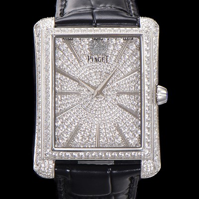 레플리카 [피아제] 남성용 블랙티 오토매틱 ETA2824-2 타입 32mm 풀 다이아몬드 보석다이얼  pia8684  