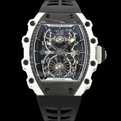 레플리카 [리차드밀레] 남성용 RM21-02 투어빌론 포지드 카본 51mm 투르비용 무브먼트 스켈레톤 다이얼 ric0285  