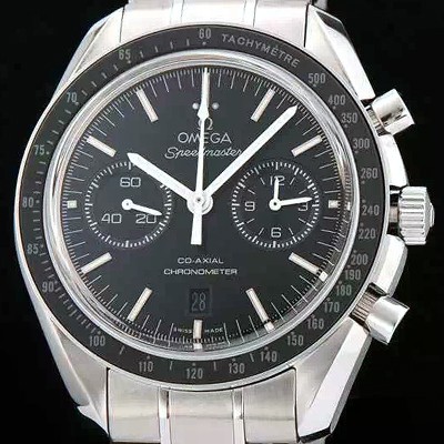 레플리카 [오메가] 남성용 스피드마스터 크로노그래프 블랙다이얼 블랙베젤 OMG0102  