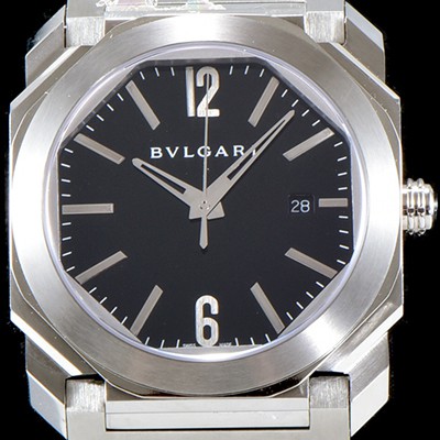 레플리카 [불가리] 남성용 옥토102854모델 블랙 다이얼 브레이슬릿 오토매틱 무브먼트 BVL4301  