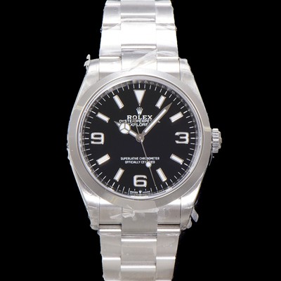 레플리카 [로렉스] 남성용 New 신형 익스플로러 m124270-0001 오이스터 스틸 36mm 오토매틱 Cal.3230 무브먼트 블랙 다이얼 rol5305  