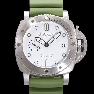 레플리카 [파네라이] 남성용 서브머시블 PAM01226 오토매틱 Cal P. 900 타입 44mm 우레탄 화이트다이얼 pan6262  