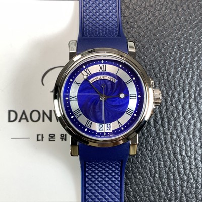 레플리카 [브레게] 남성용 마린 컬렉션 5817ST/Y2/SV0 빅데이트 독특한 