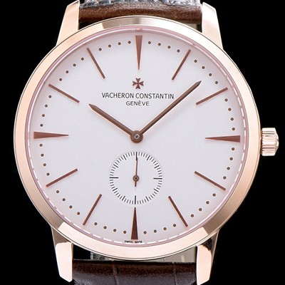 레플리카 [바쉐론콘스탄틴] 남성용 패트리모니 서브 세컨즈 로즈골드 화이트 다이얼 오토매틱 무브먼트 VAC0401  