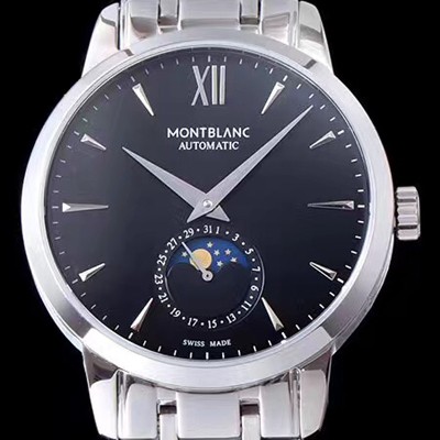 레플리카 [몽블랑] 남성용 헤리티지시리즈 블랙 다이얼 오토매틱 무브먼트 MON42011  
