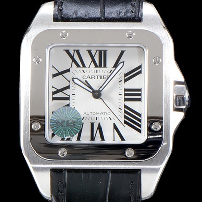 레플리카 [까르띠에] 남성용 904L 신형스틸-ETA 2892-2 UP!! 산토스 100 워치 W20073X8 라지 모델 크림빛 신형 다이얼 오토매틱 무브먼트 CAR4001  