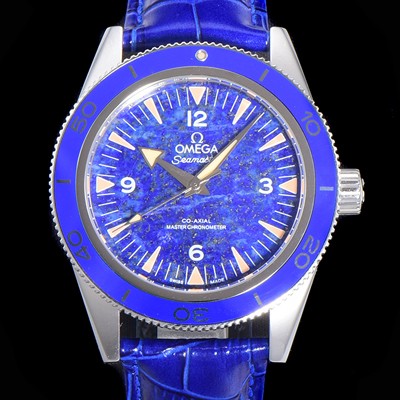 레플리카 [오메가]남성용 2021 씨마스터 300 Co-Axial 크로노미터 234.93.41.21.99.002 오토매틱 므브먼트 41mm 블루다이얼 OMG12794  