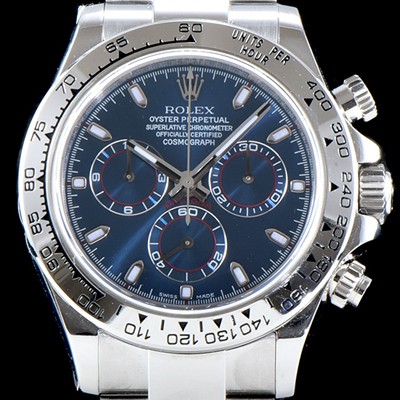 레플리카 [로렉스] 남성용 데이토나 블루 다이얼 오토매틱 무브먼트 ROL0155  