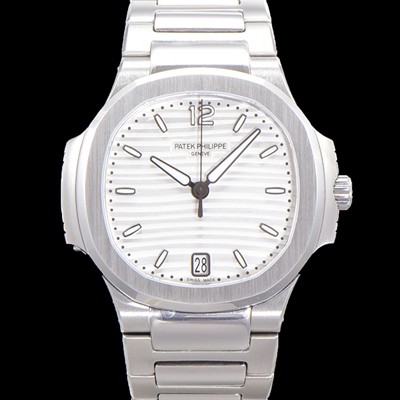 레플리카 [파텍필립] 여성용 노틸러스 7118/1A-010 레이디스 오토매틱 Cal.324 S C타입 35.2mm 메탈줄 실버다이얼 pat4066  