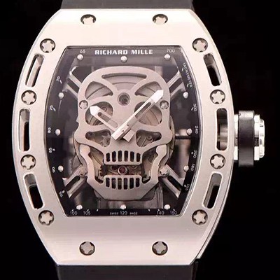 레플리카 [리차드밀레] 남성용 리차드밀레 RM052 뚜르비용 스컬 워치 스켈레톤&해골무늬 다이얼 오토매틱 무브먼트 RIC0401  