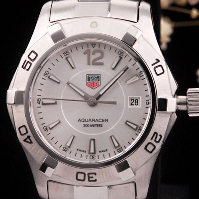 레플리카 [태그호이어] 남성용 아쿠아레이서 300M 화이트 다이얼 쿼츠 무브먼트 TAG0212  