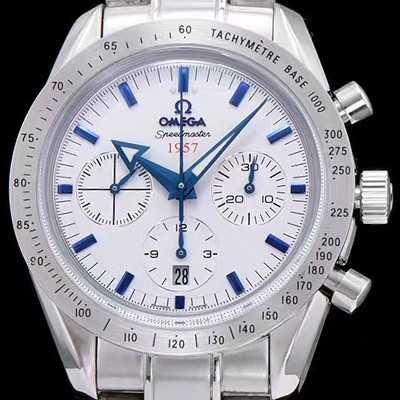 레플리카 [오메가] 남성용 스피드마스터 1957 화이트 다이얼 오토매틱 무브먼트 OMG0311  