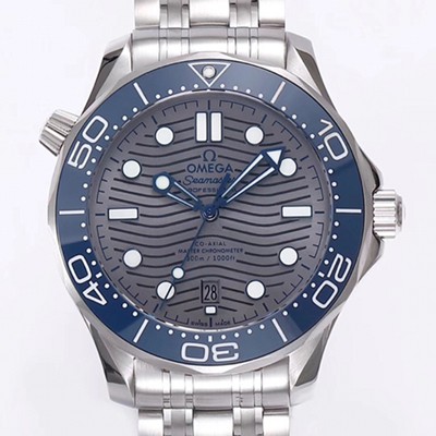 레플리카 [오메가] 남성용 NEW 다이버300M!! 시마스터 210.30.42.20.06.001 코-액시얼 크로노미터 42MM 물결 패턴 다이얼 오토매틱 무브먼트 OMG05078  