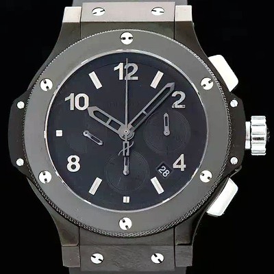 레플리카 [휴블렛] 남성용 빅뱅 블랙다이얼 세라믹 44mm HUB0440  