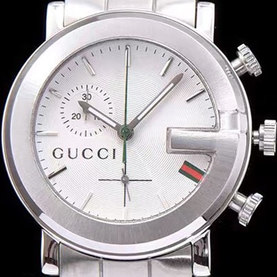 레플리카 [구찌] 남성용 G-타임리스 커플시계 화이트 다이얼 스위스 쿼츠 무브먼트 GUC4243  