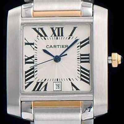 레플리카 [까르띠에] 여성용 탱크 스위스 쿼츠 화이트 다이얼 커플 화이트다이얼 CAR0310  