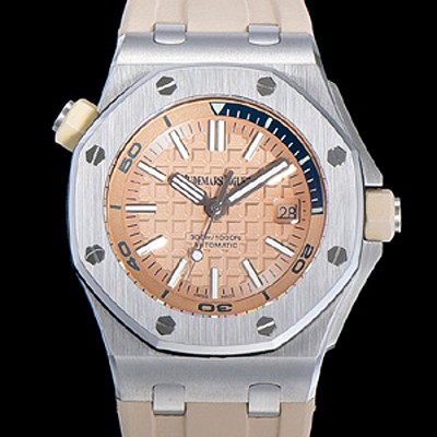 레플리카 [오데마피게] 남성용 옐로 세라믹 다이버!!로얄오크 오프쇼어15710ST.OO.A038CA.01 옐로 와플 다이얼 오토매틱 무브먼트 AUD12308  