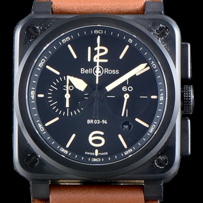 레플리카 [벨엔로즈] 남성용 인스트루먼트 BR0394-BL-CE 크로노그래프 