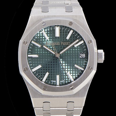 레플리카 [오데마피게] 남성용 로얄오크 15510 오토매틱 Cal.4302타입 메탈줄 그린다이얼  aud9115  