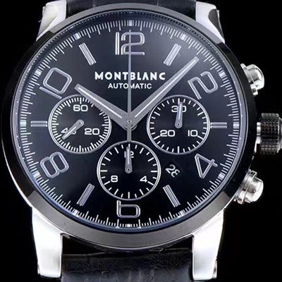 레플리카 [몽블랑] 남성용 타임워커 크로노 SS 블랙 다이얼 MON42003  