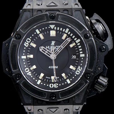 레플리카 [휴블렛] 남성용 빅뱅 킹파워 731.QX.1140 블랙 카본 1:1 베스트 에디션 오셔노그래픽 4000M 블랙 다이얼 오토매틱 무브먼트 HUB0401  