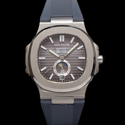 레플리카 [파텍필립] 남성용 노틸러스 5726/1A-001 오토매틱 Cal.324 타입 40.5mm 우레탄줄 그레이 다이얼 pat2219  