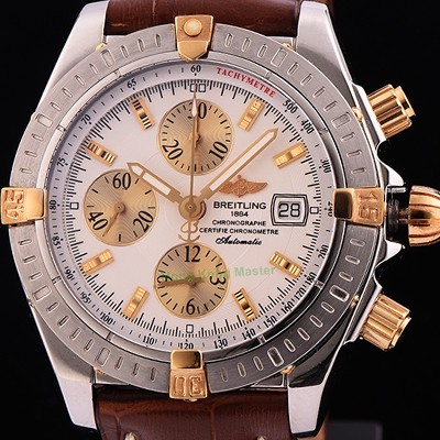 레플리카 [브라이틀링] 남성용 크로노매트 크로노그래프 화이트 다이얼 오토매틱 무브먼트 BRE0240  