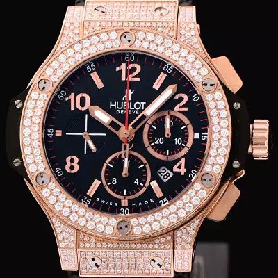 레플리카 [휴블렛] 남성용 빅뱅 블랙 다이얼 오토매틱 무브먼트 HUB0405  