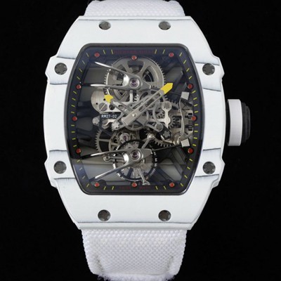 레플리카 [리차드밀레] 남성용 RM27-02 투어빌론 라파엘 나달 47mm 기계식 수동형 무브먼트 스켈레톤 다이얼 ric0274  