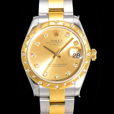 레플리카 [로렉스] 여성용 데이져스트 오이스터 31mm 레이디 오토매틱 하모니 베젤 18K옐루골드 투톤콤비 3열 브레이슬릿 메탈줄 골드다이얼 rol95314  