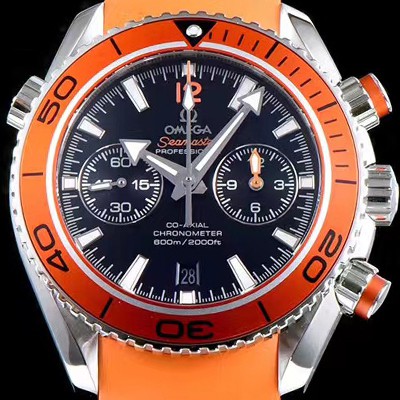 레플리카 [오메가] 남성용 씨마스터 ETA-7750 오토매틱 무브먼트 블랙 다이얼 OMG0020  