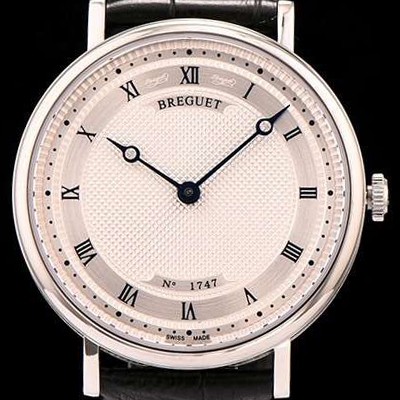 레플리카 [브레게] 남성용 클래식 No.1747 씨리즈 화이트 다이얼 오토매틱 무브먼트 BRG4210  