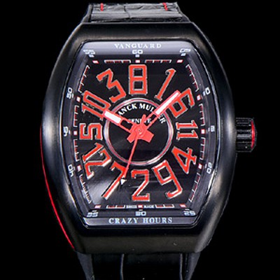 레플리카 [프랭크뮬러] 남성용 V 45 SC DT 뱅가드 2824 므브먼트 오토매틱 44미리 PVD코팅 케이스 러버밴드 블랙다이얼 FRA79487  