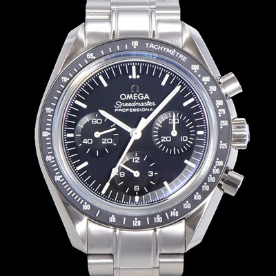 레플리카 [오메가] 남성용 스피드마스터 문워치  프로페셔널 수동기계식 1861타입  42mm 메탈줄 블랙다이얼 omg62324  