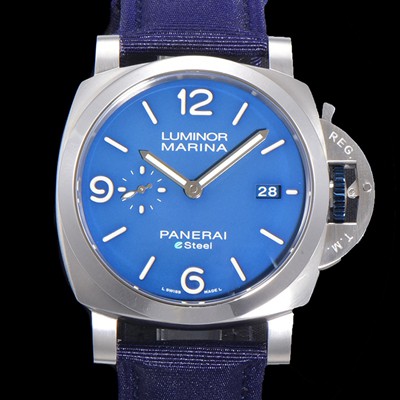 레플리카 [파네라이] 남성용 PAM01157 루미노르 마리나 오토매틱 Cal P.9010 타입 44mm 가죽줄 블루다이얼 pan9152  