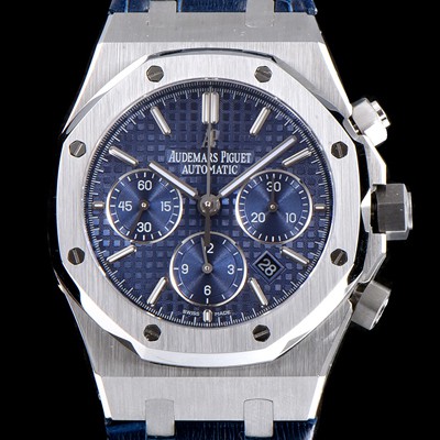 레플리카 [오데마피게] 남성용 로얄오크 데일리워치 강추!! 26320ST.OO.1220ST.03 크로노그래프 블루 와플 다이얼 신형 ETA 7750B-2 신형 레귤레이터 무브먼트 AUD0201  
