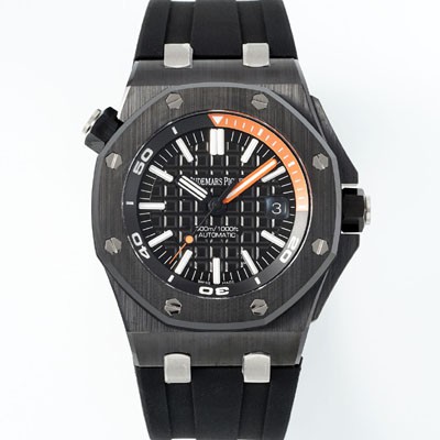 레플리카 [오데마피게] 남성용 로얄오크 오프쇼어 15707CE.OO.A002CA.01 오토매틱 Cal.3120 타입 블랙세라믹소재  42mm 우레탄줄 블랙다이얼 aud9192  