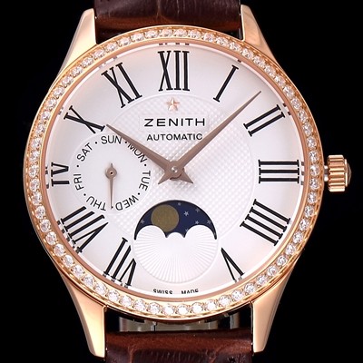 레플리카 [제니스] 남성용 22.2310.69281.C709스위스 쿼츠 로즈골드 화이트 다이얼 ZEN040  