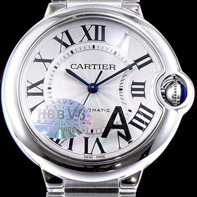 레플리카 [까르띠에] 남성용 발롱블루 W6920046커플용 화이트 다이얼 오토매틱 무브먼트 CAR0523  