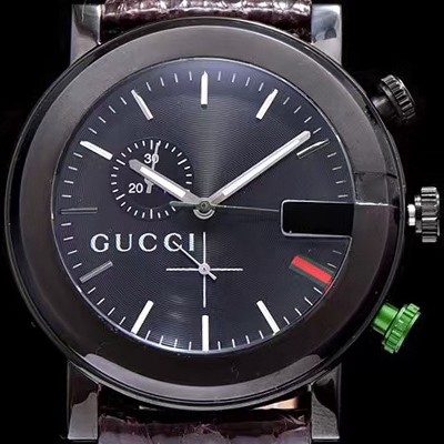 레플리카 [구찌] 남성용 G-타임리스 커플시계 블랙 다이얼 스위스 쿼츠 무브먼트 GUC4244  